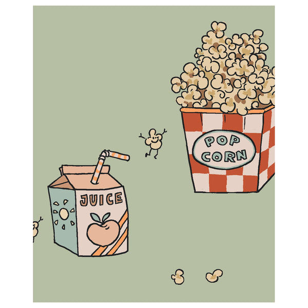 Muestra de papel pintado - Popcorn