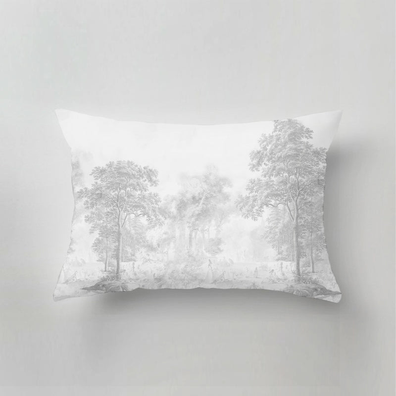 Indoor Pillow - Romantic Garden grey