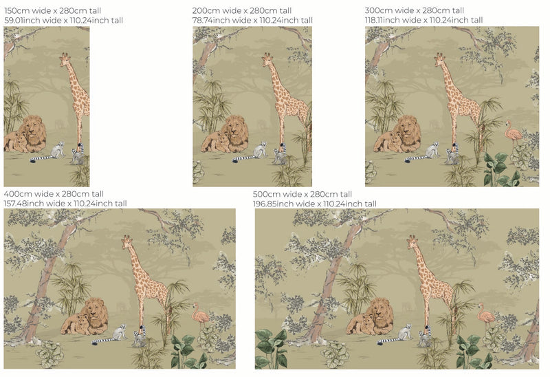 Jungle Wallpaper - Safari Mooz