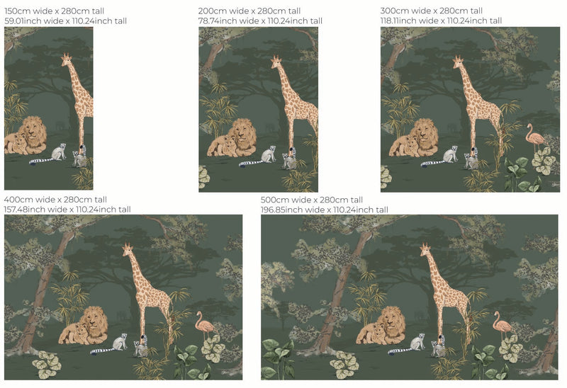 Jungle Wallpaper - Safari Mooz