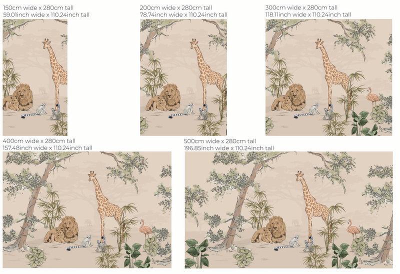 Jungle Wallpaper - Safari Mooz