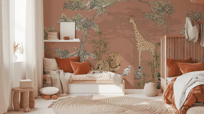 Jungle Wallpaper - Safari Mooz