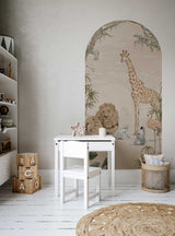 Peel and Stick Arch Behang Decal - Romantic Garden