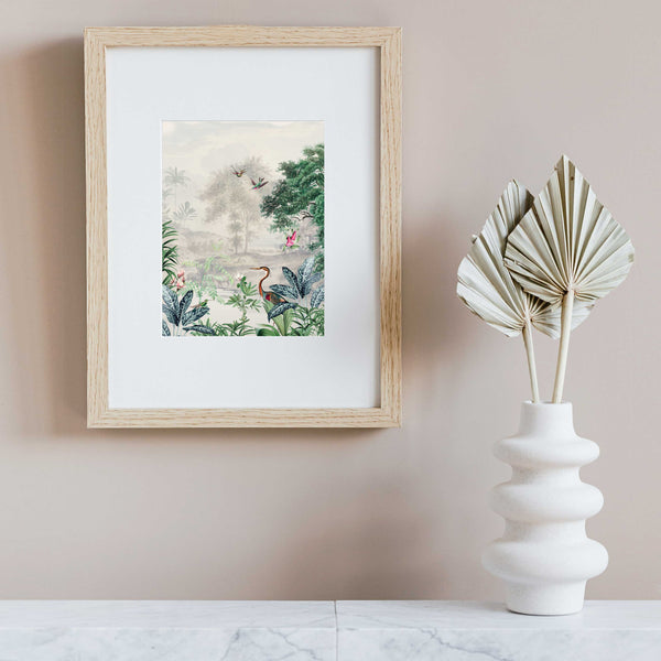 Mini poster A5 - Scenic Landscape Off-White