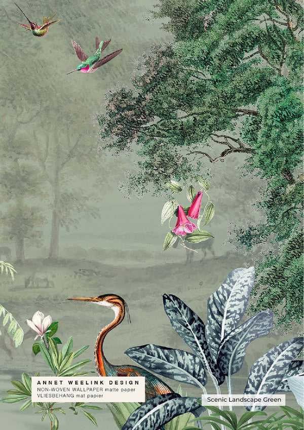 Muestra de papel pintado - Scenic Landscape