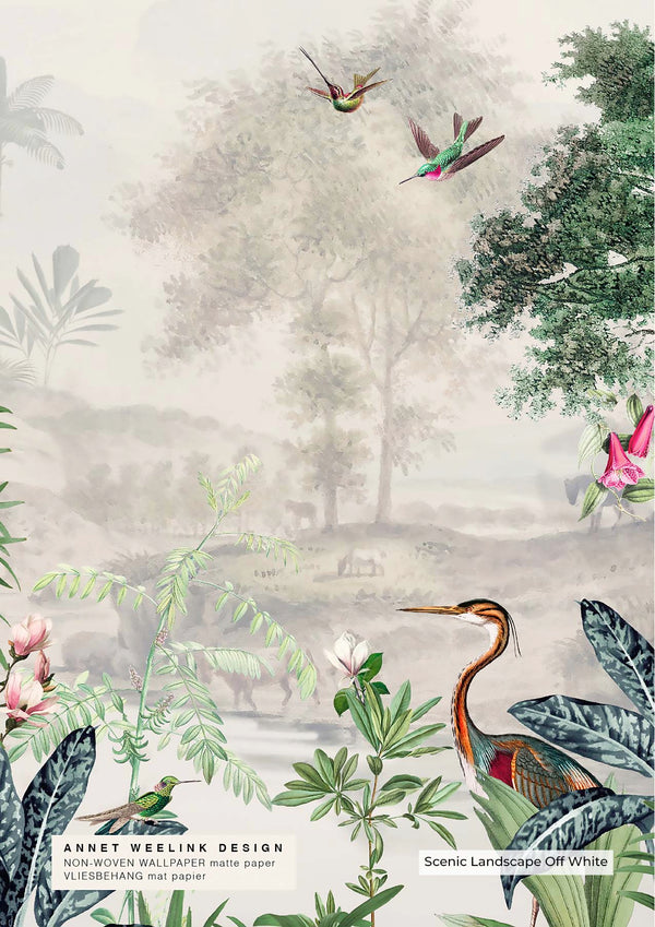 Muestra de papel pintado - Scenic Landscape