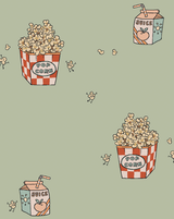 Tapetenrolle - Popcorn Green