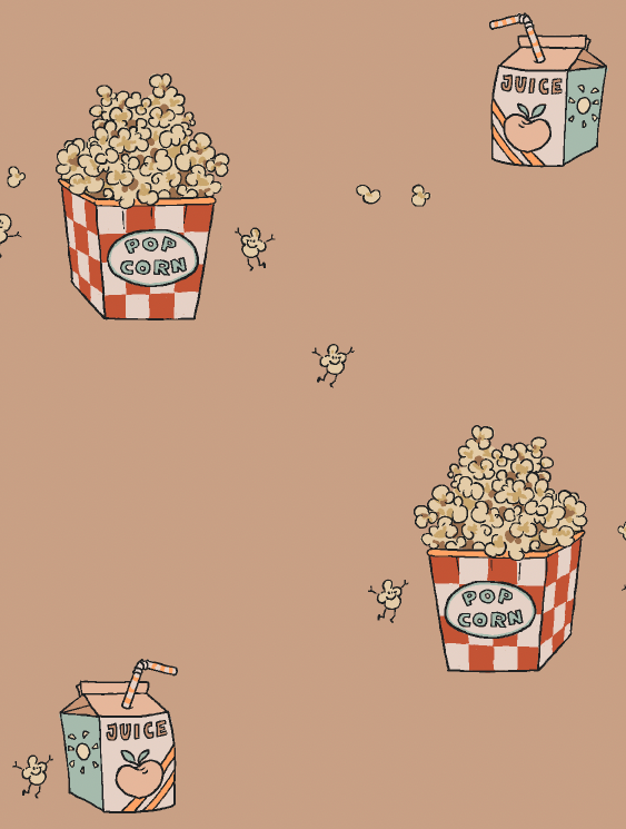 Behang op rol - Popcorn Soft Terra