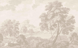 Tapeta Engraved Beige 400cm x 253cm wysokość wygląd tekstylny - druga szansa