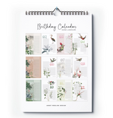Calendario Compleanni - SCENIC LANDSCAPE - A4 - Perpetuo