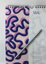 Calendario Compleanni - Happy Vibes - A4 - Perpetuo