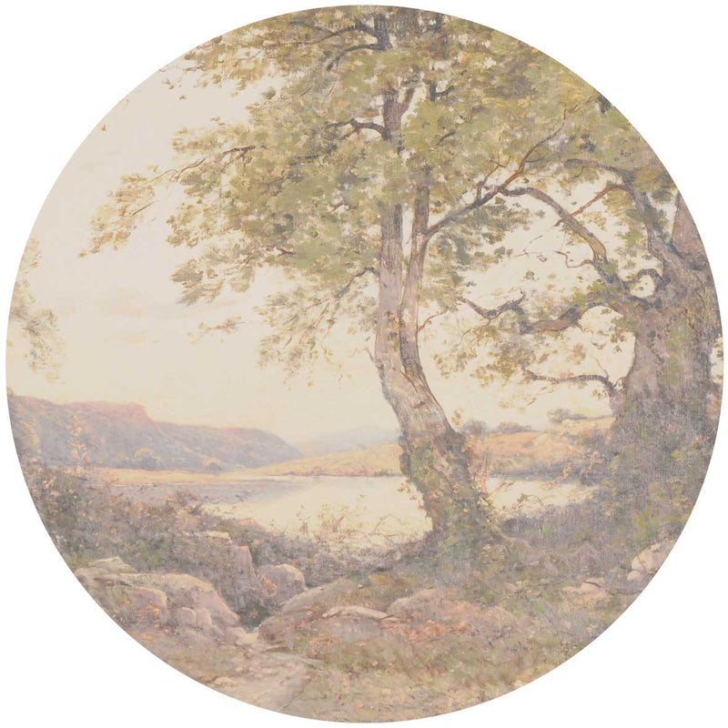 Round Wall Sticker - Serene Glade