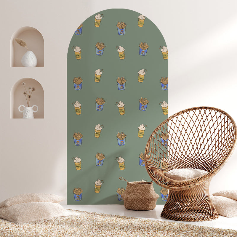 Peel and Stick Arch Wallpaper Decal - Shakey Fries
