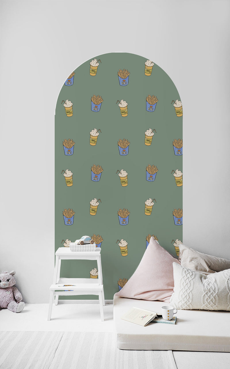 Peel and Stick Arch Wallpaper Decal - Shakey Fries