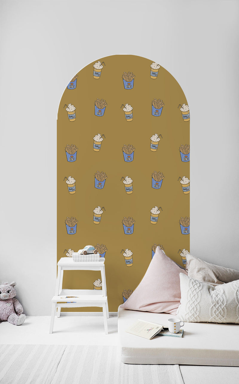 Peel and Stick Arch Wallpaper Decal - Shakey Fries