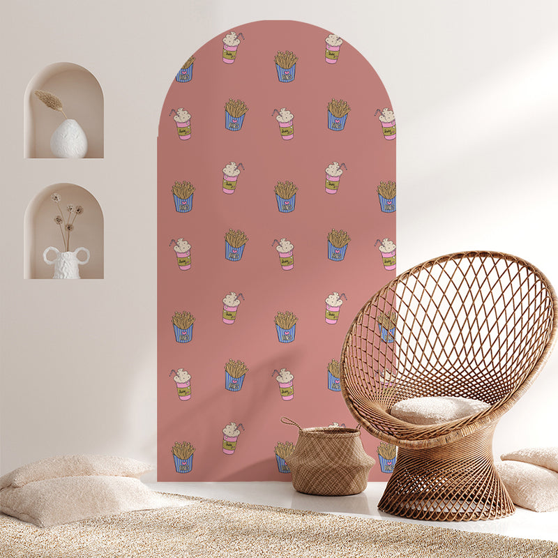 Peel and Stick Arch Wallpaper Decal - Shakey Fries
