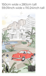 Carta da parati Monaco larghezza 150cm x altezza 280cm - Carta opaca - seconda possibilità