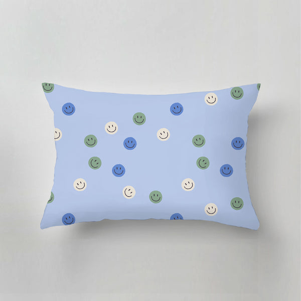 Coussin d'intérieur - Smiley Light Blue