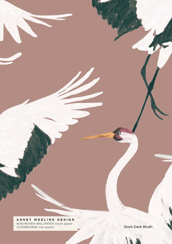 Muestra de papel pintado - Stork