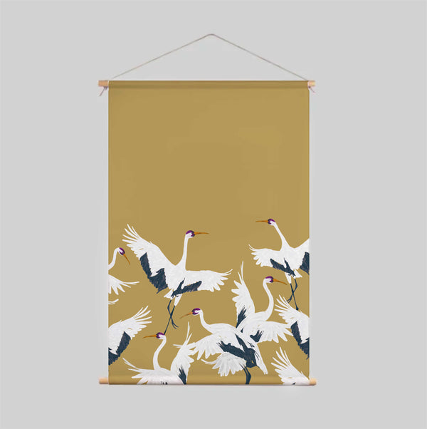 Textielposter - STORK Gold