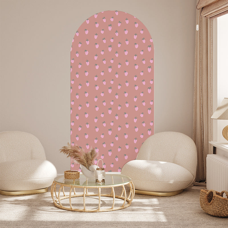 Peel and Stick Arch Wallpaper Decal - Straw Berry