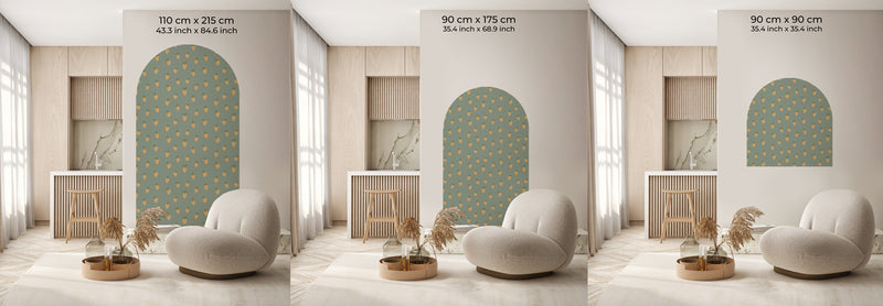 Peel and Stick Arch Wallpaper Decal - Straw Berry