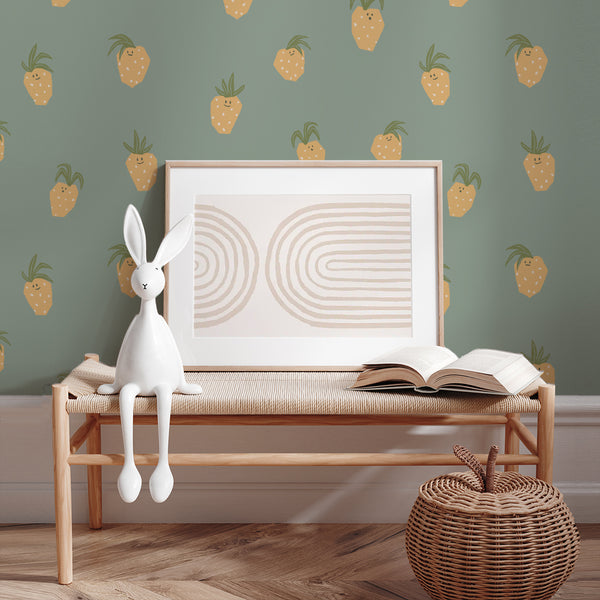Wallpaper on roll - Straw Berry