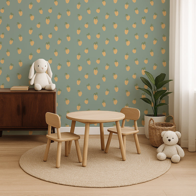 Wallpaper on roll - Straw Berry