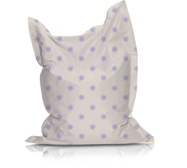 Pouf - Sunny Off White/Lilac