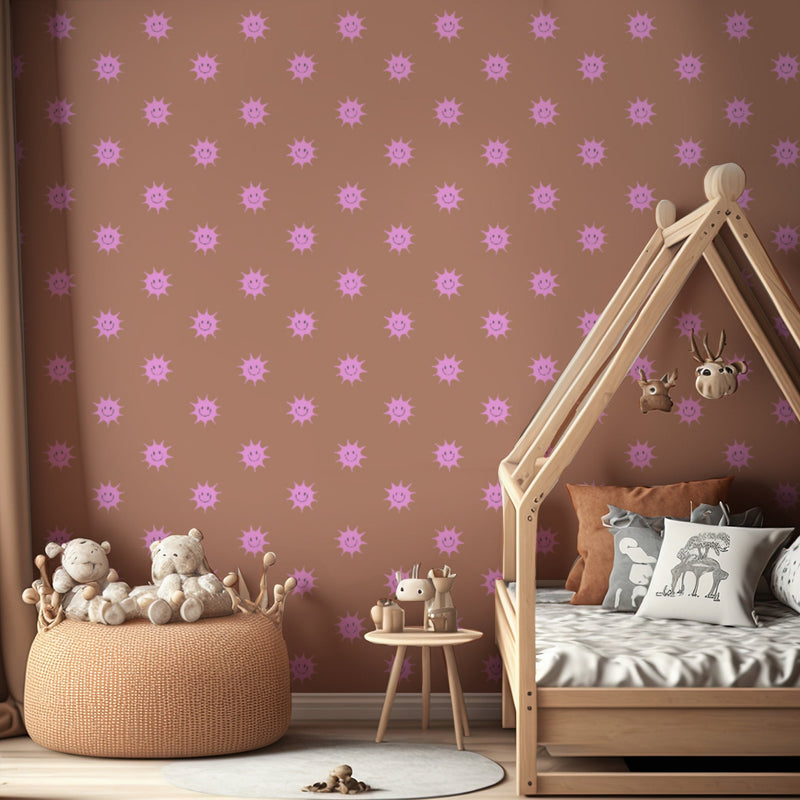 Wallpaper on roll - Sunny Terra/Pink
