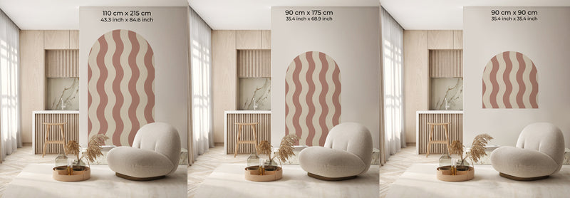 Peel and Stick Arch Wallpaper Decal - Sway Stripe