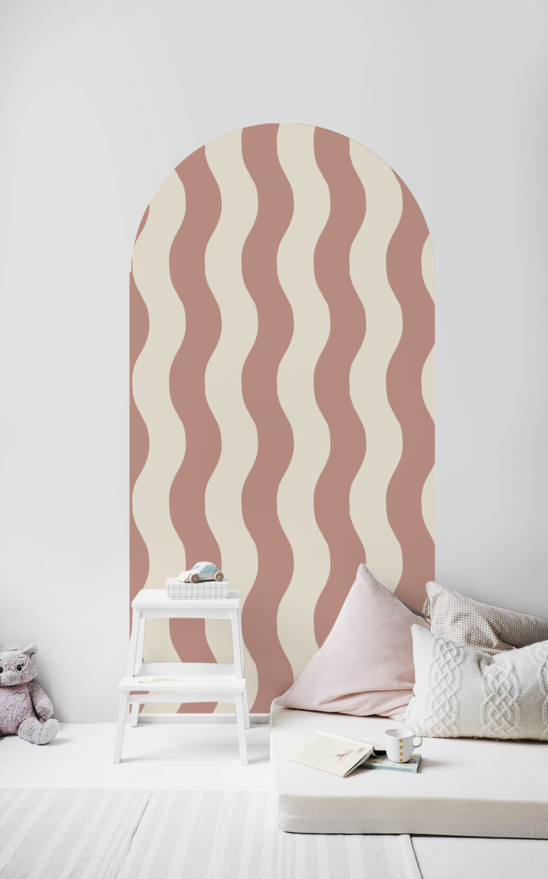Peel and Stick Arch Wallpaper Decal - Sway Stripe