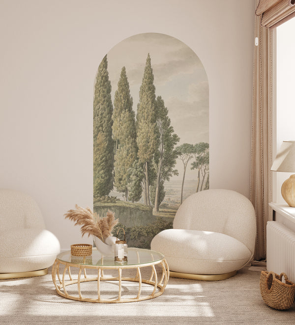 Peel and stick Arch Wallpaper Decal - Toscany Color