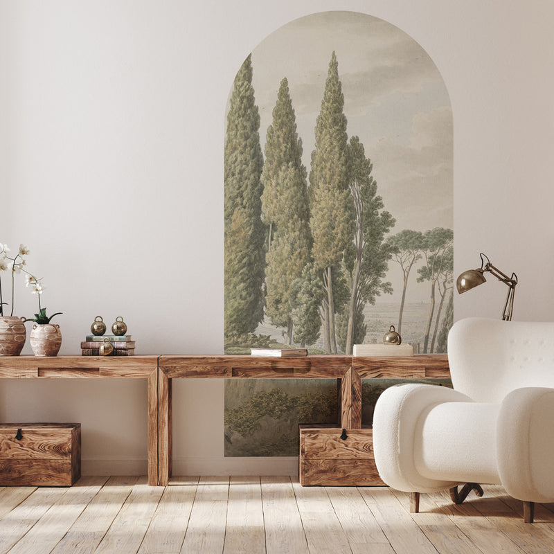Peel and stick Arch Wallpaper Decal - Toscany Color