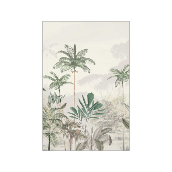 Mini poster A5 - Tropical Wilderness Beige Vert
