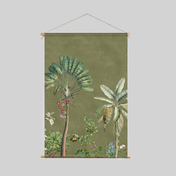 Textielposter - Vibrant Exotics Army
