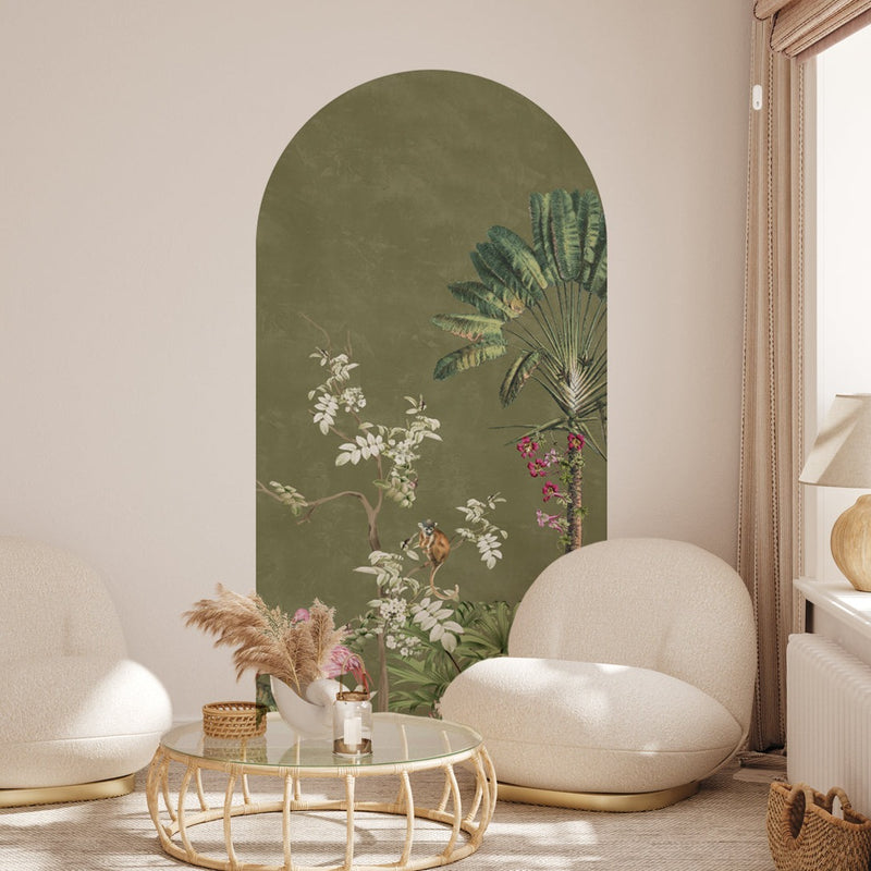 Peel and stick Arch Wallpaper Decal - Vibrant Exotics