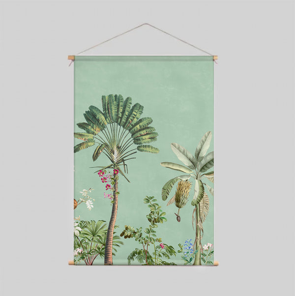 Póster textil - Vibrant Exotics Mint