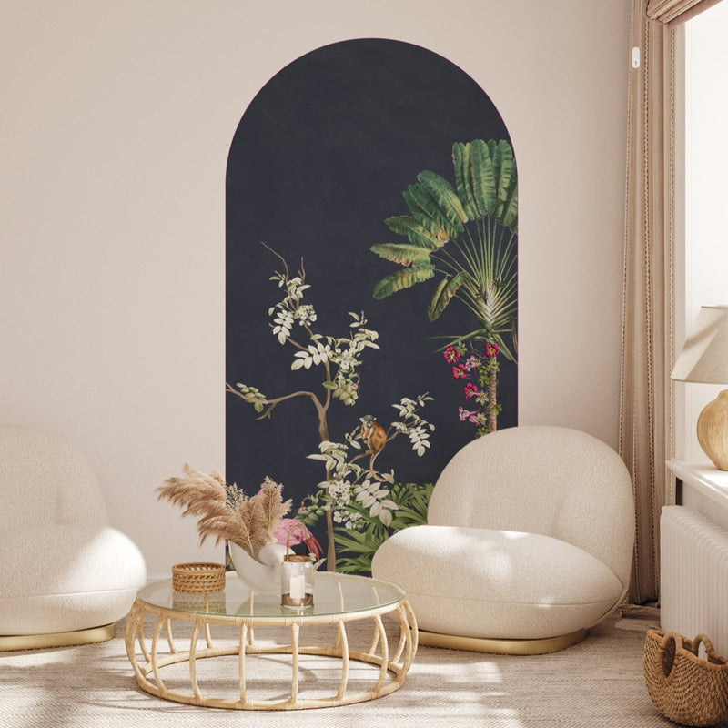 Peel and stick Arch Wallpaper Decal - Vibrant Exotics