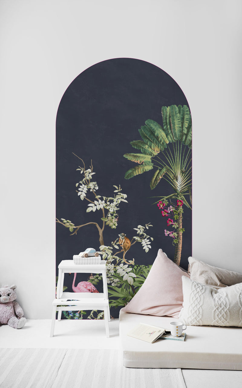 Peel and stick Arch Wallpaper Decal - Vibrant Exotics