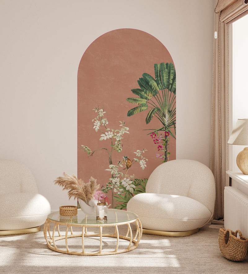 Peel and stick Arch Wallpaper Decal - Vibrant Exotics
