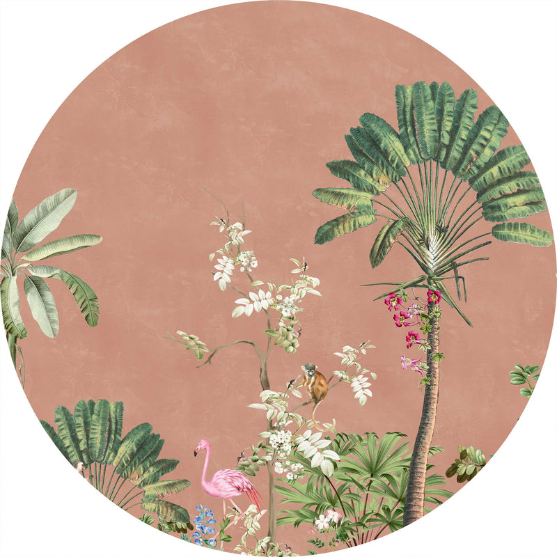 Pegatina de pared redonda - Vibrant Exotics