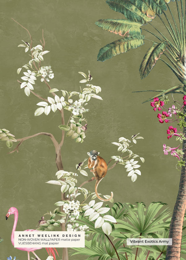 Muestra de papel pintado - Vibrant Exotics