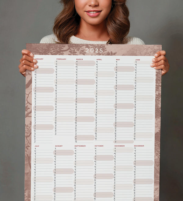 Yearly Planner 2025 - Into the Woods Soft Terra