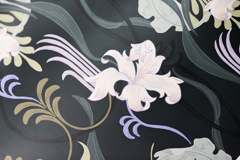 Papier peint en rouleau - Marilyn Flower lilas