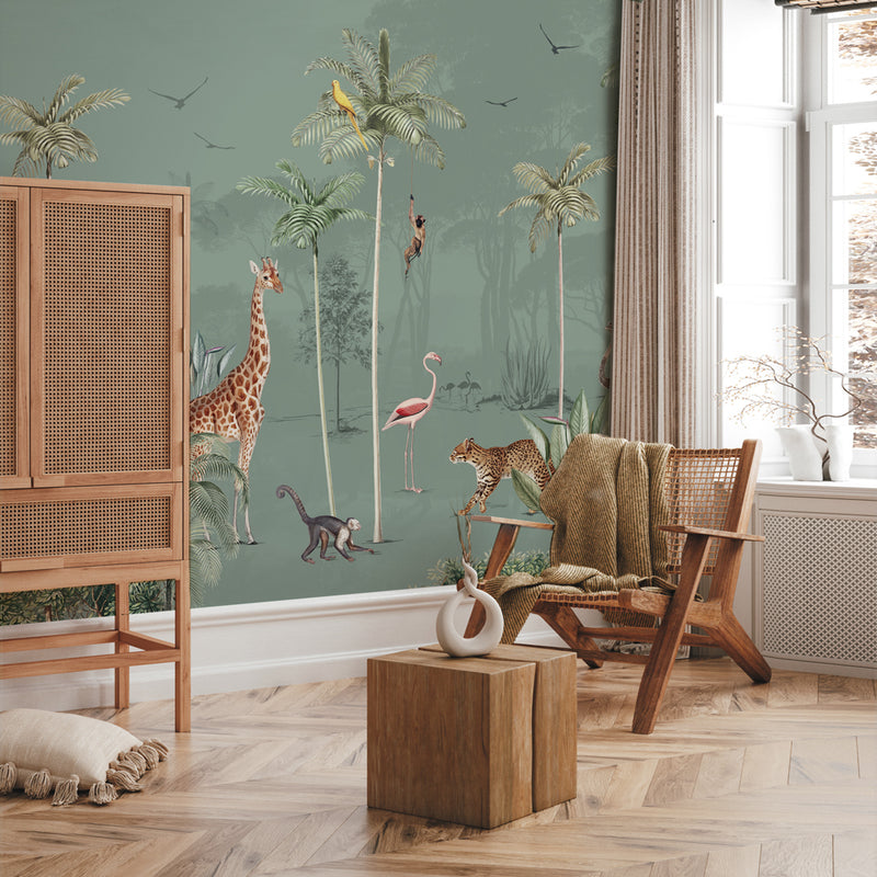 Jungle Wallpaper - Wildlife's Playground
