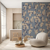 Gold Behang - Blissful Blocks