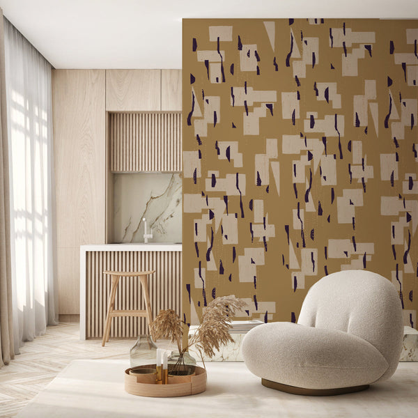 Behang Abstract Abstract Behang | Moderne & Artistieke Muurmuurschilderingen – Annet ...