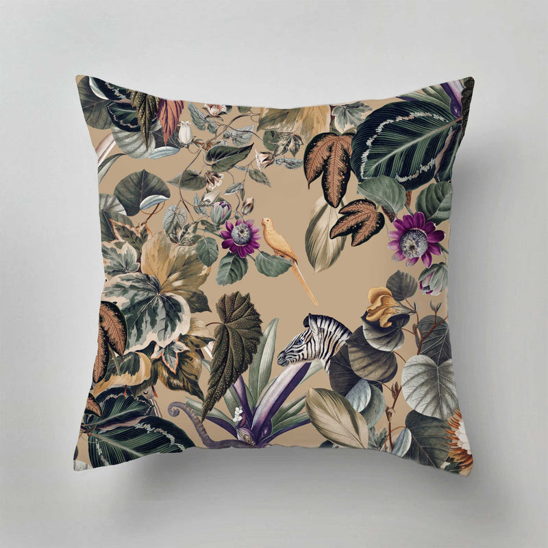 Indoor Pillow - BOLD BOTANICS - MUSTARD