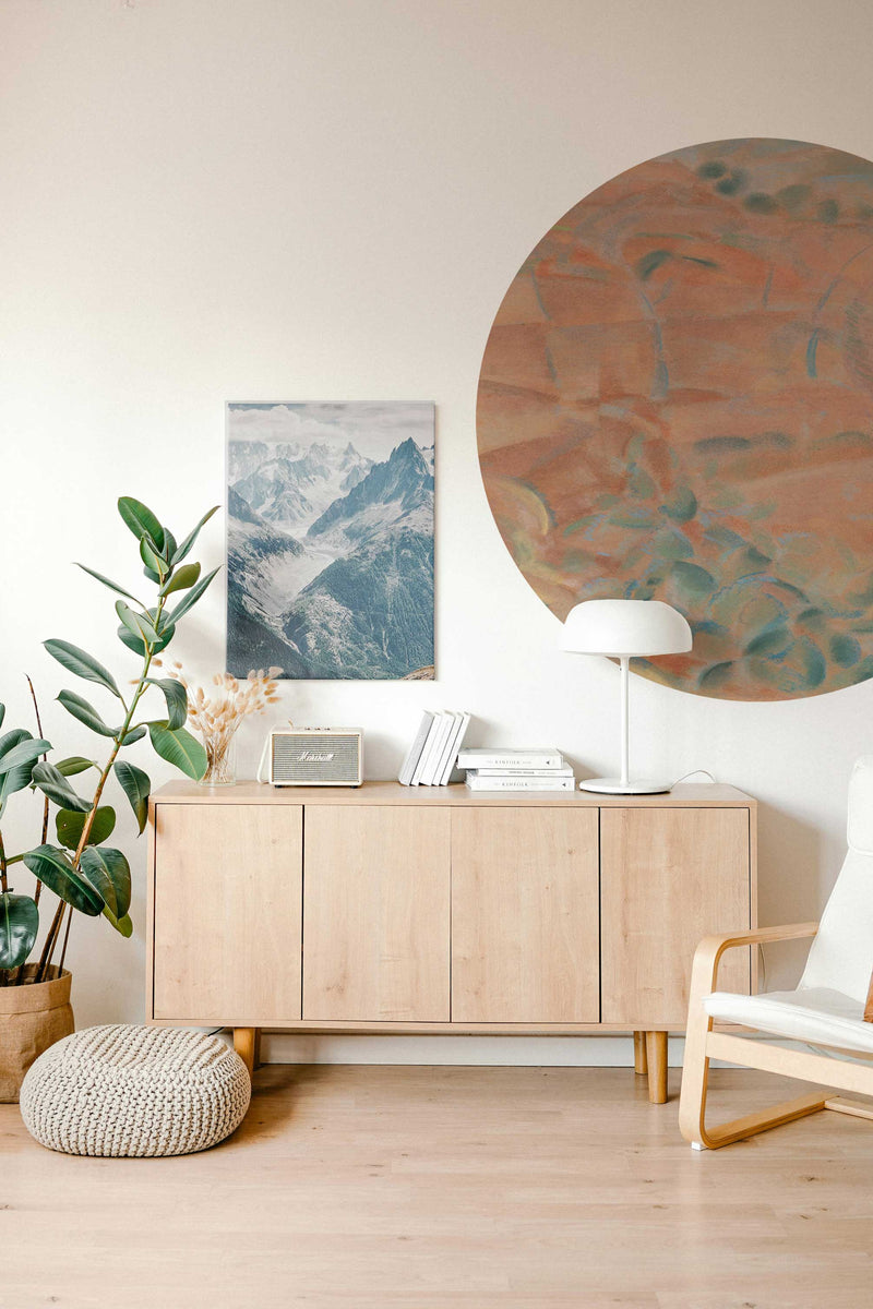 Round Wall Sticker - Desert Shade